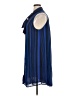 MICHAEL Michael Kors 100% Polyester Stripes Blue Casual Dress Size 14 - photo 5