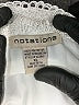 Notations 100% Polyester Ivory Long Sleeve Blouse Size XL - photo 7