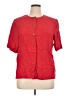 Worthington 100% Rayon Red Short Sleeve Blouse Size 16 - photo 1