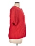 Worthington 100% Rayon Red Short Sleeve Blouse Size 16 - photo 4