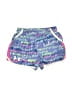 Under Armour 100% Polyester Stars Purple Athletic Shorts Size 4 - photo 1