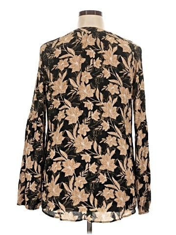 White House Black Market Long Sleeve Blouse (view 2)