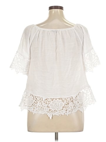 Unique Spectrum Short Sleeve Blouse (view 2)