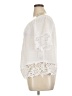 Unique Spectrum White Short Sleeve Blouse Size XL - photo 5