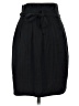 BCBGMAXAZRIA Solid Black Formal Skirt Size 0 - photo 1