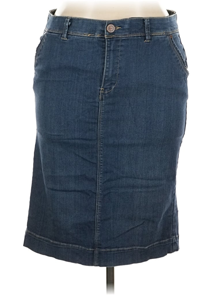 Pre-owned One 5 One Denim Skirt In Blue