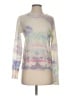 Sen 100% Cotton Tie-dye Purple Ivory Pullover Sweater Size XS (0) - photo 1