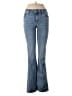 Express Hearts Blue Jeans Size M - photo 1