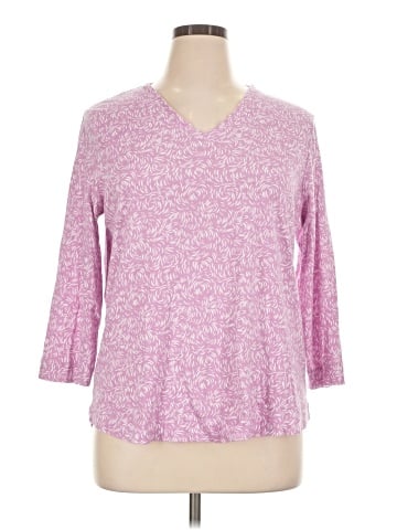 Chico's 3/4 Sleeve T-Shirt (view 1)
