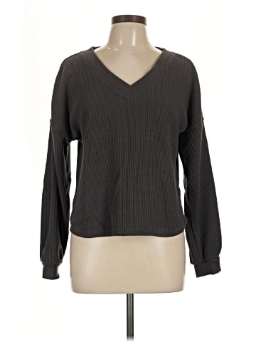 Madewell Waffle Knit V-Neck Long-Sleeve Sweater (view 1)