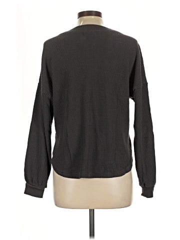 Madewell Waffle Knit V-Neck Long-Sleeve Sweater (view 2)