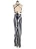 KatWalk 100% Polyester Stripes Ivory Jumpsuit Size S - photo 2