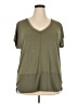 Bar III Green Short Sleeve Top Size XXL - photo 1