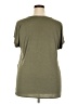Bar III Green Short Sleeve Top Size XXL - photo 2