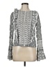 Willow & Clay Silver Long Sleeve Blouse Size M - photo 1