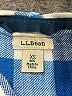 L.L.Bean 100% Cotton Blue Long Sleeve Blouse Size XS - photo 7