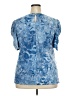 Ashley Stewart Blue Short Sleeve Blouse Size 18 - photo 2