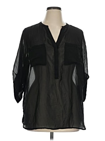 Oleg Cassini 3/4 Sleeve Blouse (view 1)