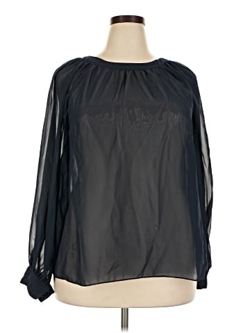 ELOQUII Long Sleeve Blouse (view 1)