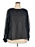 ELOQUII 100% Polyester Black Long Sleeve Blouse Size 18 Plus - photo 1
