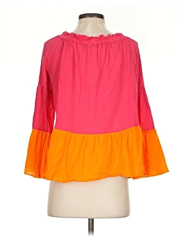 Donna Karan New York 3/4 Sleeve T-Shirt (view 2)