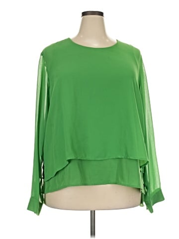 Ashley Stewart Long Sleeve Blouse (view 1)