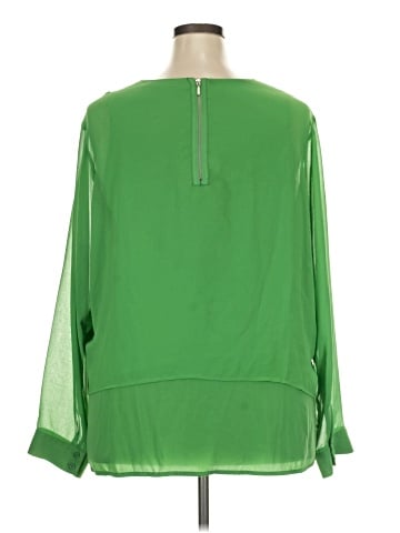 Ashley Stewart Long Sleeve Blouse (view 2)
