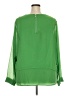Ashley Stewart 100% Polyester Green Long Sleeve Blouse Size 18 Plus - photo 2