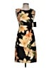 En Focus Studio Print Black Cocktail Dress Size 4 - photo 1