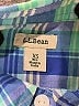 L.L.Bean 100% Cotton Plaid Green Long Sleeve Button-Down Shirt Size XS - photo 7