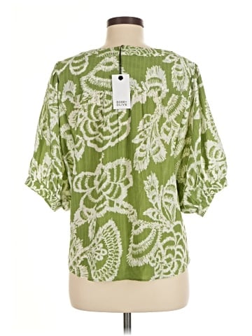 Rose + Olive 3/4 Sleeve T-Shirt (view 2)