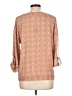 Worthington 100% Polyester Brown 3/4 Sleeve Blouse Size L - photo 2