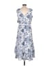 Taylor Paisley Blue Cocktail Dress Size 12 - photo 2