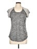 Reebok 100% Polyester Gray Active T-Shirt Size L - photo 1