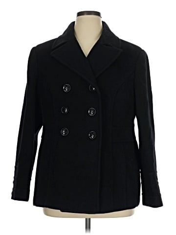 St. John's Bay Wool Coat (view 1)
