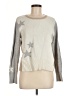 Splendid Stars Silver Pullover Sweater Size M - photo 1