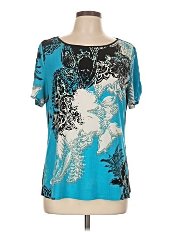 Tahari Short Sleeve Blouse (view 1)