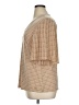 Calvin Klein Tan Short Sleeve Blouse Size XL - photo 5