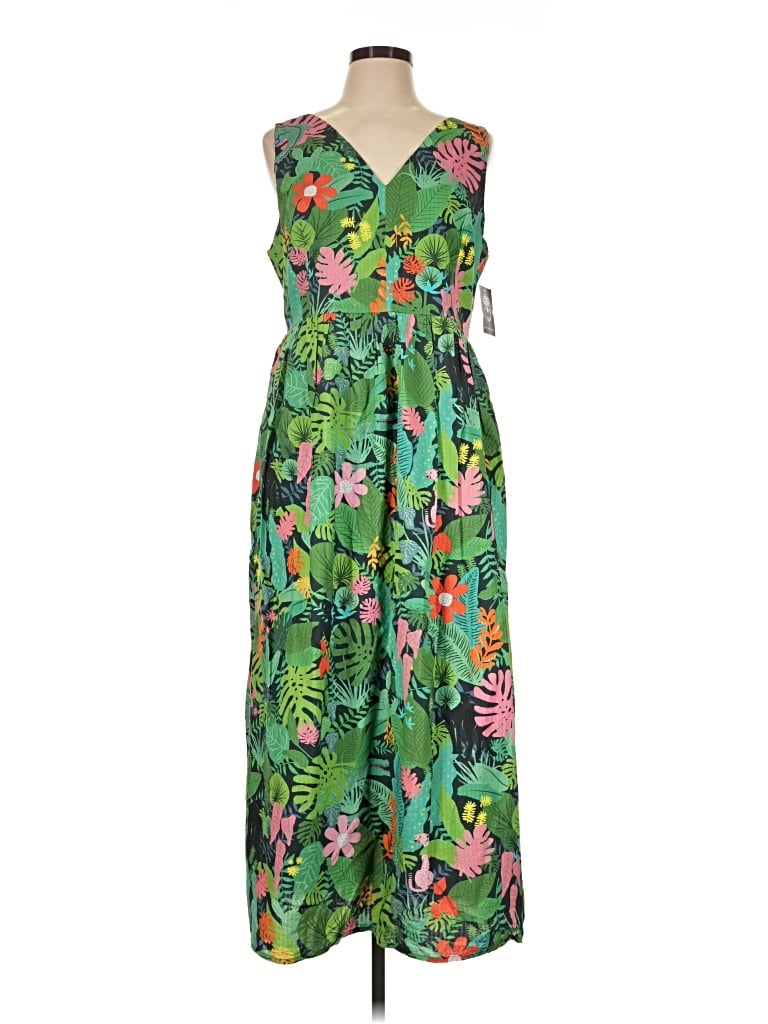 Pre-owned Vilagallo Casual Dress In Green