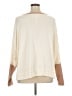 Francesca's Color Block Tan Pullover Sweater Size XL - photo 2
