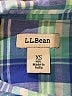 L.L.Bean Plaid Blue 3/4 Sleeve Button-Down Shirt Size XS - photo 7