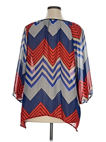 New Directions 3/4 Sleeve Blouse (view 2)