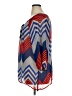 New Directions 100% Polyester Chevron-herringbone Stripes White Blue 3/4 Sleeve Blouse Size 1X - photo 5