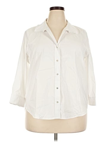 L'Agence 3/4 Sleeve Button-Down Shirt (view 1)