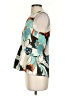 Akemi + Kin Floral Orange Teal Sleeveless Blouse Size S - photo 5