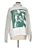 Edikted 100% Polyester Graphic White Pullover Hoodie Size L - photo 1
