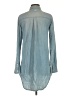 Volcom Blue Long Sleeve Button-Down Shirt Size S - photo 2