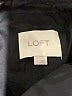 Ann Taylor LOFT 100% Polyester Black Trenchcoat Size S - photo 6