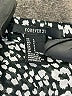Forever 21 Animal Print Silver 3/4 Sleeve Blouse Size L - photo 4