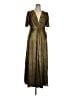 MSK Metallic Gold Cocktail Dress Size XL - photo 1